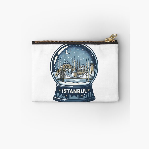 Item preview, Vintage Istanbul Snow Globe Travel Badge designed and sold by k3rstman1.
