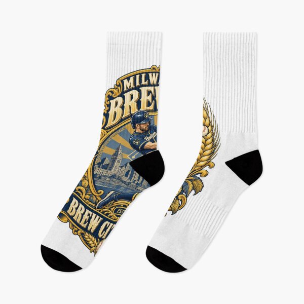 Item preview, Milwaukee Brewers Brew City Swing Vintage Emblem designed and sold by Dresut.
