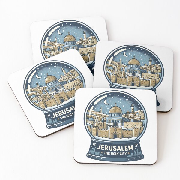 Item preview, Vintage Jerusalem Snow Globe Travel Badge designed and sold by k3rstman1.