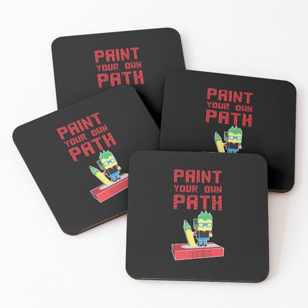 Item preview, Paint Your Own Path CUBEEGEEK designed and sold by Foxerish-Studio.