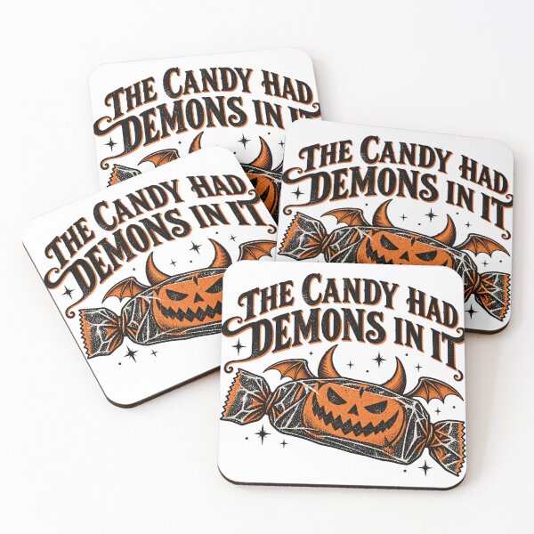 Item preview, The Candy Had Demons In It Funny Exvangelical Halloween Shirt designed and sold by GloryandFame.