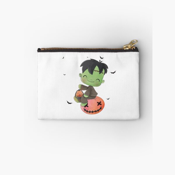 Item preview, Cute Frankenstein Monster Kawaii Halloween Pumpkin designed and sold by DariaOltes.