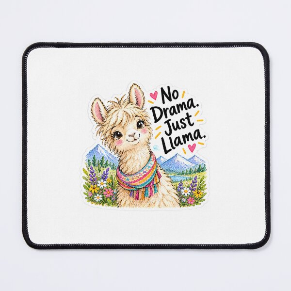 Item preview, No Drama. Just Llama designed and sold by Paw&Giggle.
