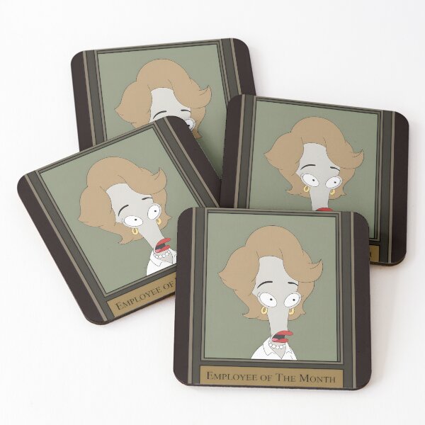 Item preview, Employee of the Month Roger American Dad Portrait designed and sold by kawanva-studio.
