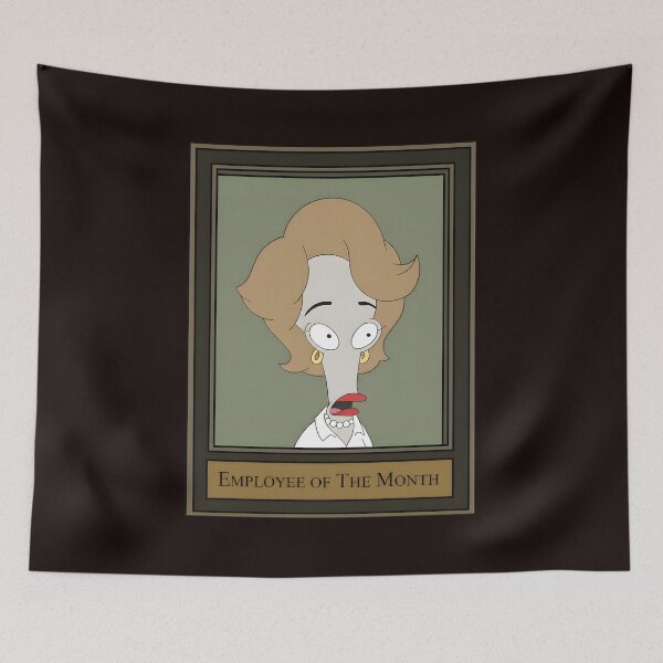 Item preview, Employee of the Month Roger American Dad Portrait designed and sold by kawanva-studio.