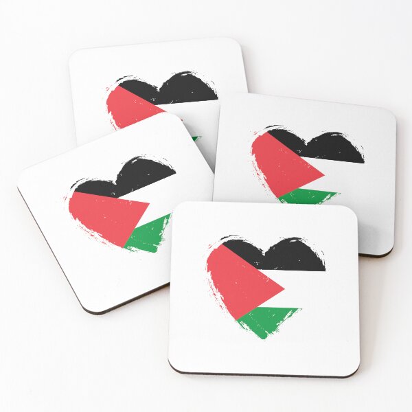 Item preview, Distressed Palestine Flag Heart PS designed and sold by shitpostee.