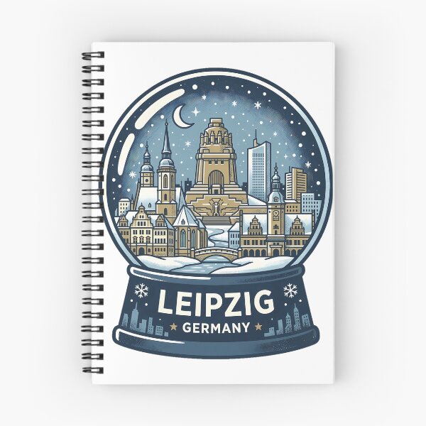 Item preview, Vintage Leipzig Snow Globe Travel Badge designed and sold by k3rstman1.