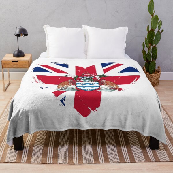 Item preview, Corazón de bandera de la Isla Ascensión en estado de angustia AC designed and sold by shitpostee.
