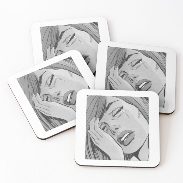 Item preview, Crying Woman Vintage Comic Art designed and sold by whimseyangel.