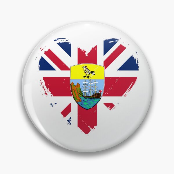 Item preview, Distressed Tristan Da Cunha Flag Heart SH designed and sold by shitpostee.