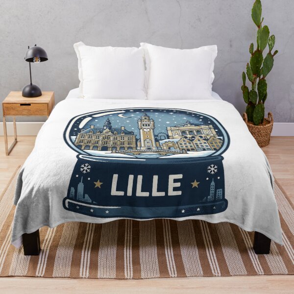 Item preview, Vintage Lille Snow Globe Travel Badge designed and sold by k3rstman1.