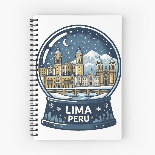 Item preview, Vintage Lima Snow Globe Travel Badge designed and sold by k3rstman1.