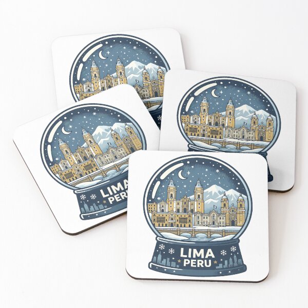 Item preview, Vintage Lima Snow Globe Travel Badge designed and sold by k3rstman1.