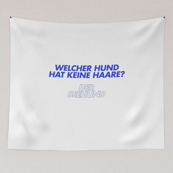 Item preview, Welcher Hund hat keine Haare? designed and sold by Ifcitiesdesign.