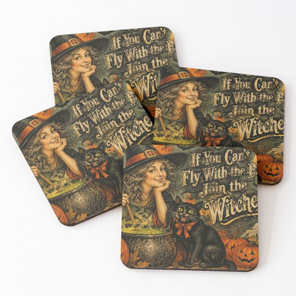 Item preview, Vintage Halloween scene with Witch and other Halloween attributes designed and sold by 4Seasons.