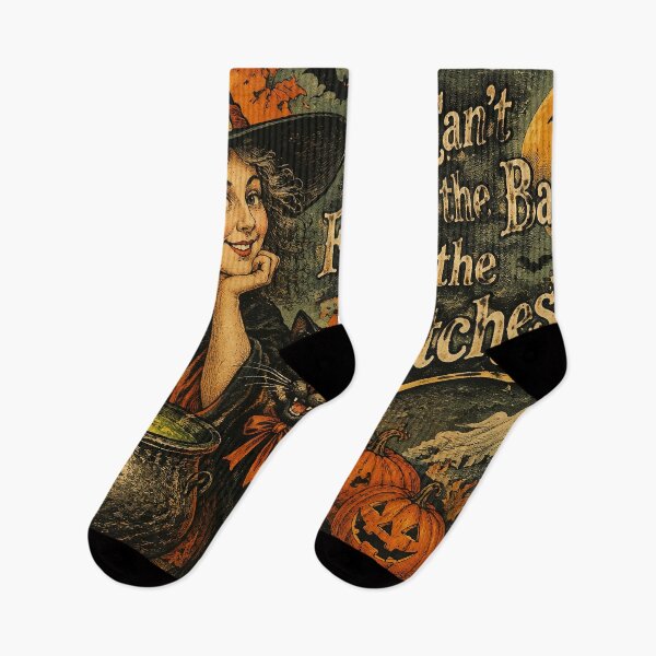 Item preview, Vintage Halloween scene with Witch and other Halloween attributes designed and sold by 4Seasons.