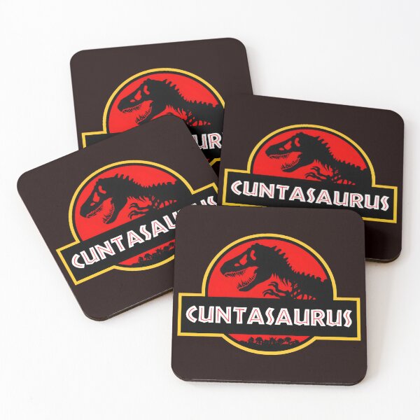 Item preview, CUNTASAURUS Dinosaur Emblem Funny Quote designed and sold by GulnorGermelo.