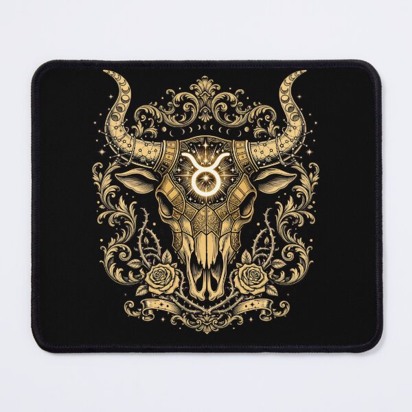 Item preview, Taurus Celestial Skull | Zodiac Bull Skull Stars Constellation Art designed and sold by Kvllo Collective Co..