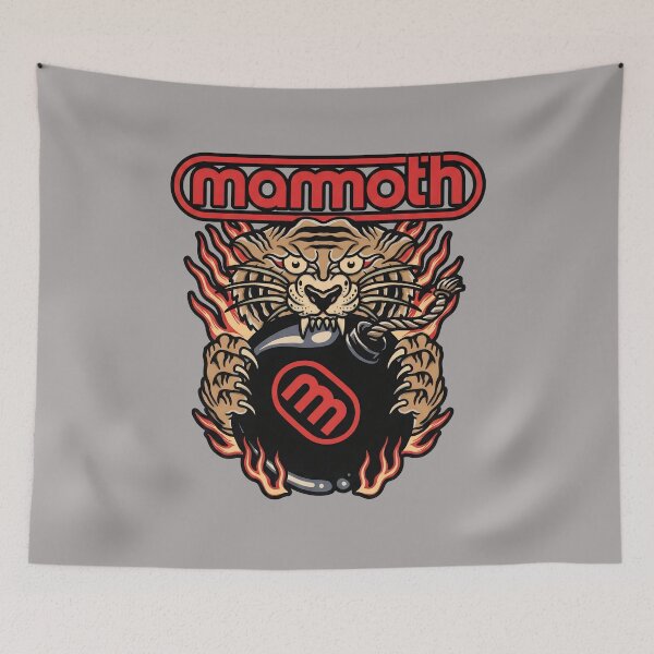 Item preview, Mammoth Tiger Bomb Retro Tattoo Style-38 designed and sold by MatthiasBroeck.