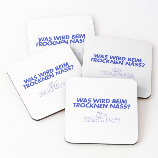Item preview, Was wird beim Trocknen nass? designed and sold by Ifcitiesdesign.
