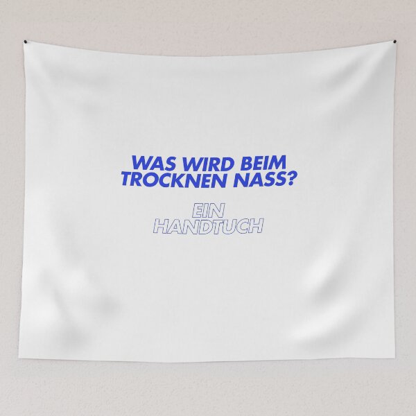 Item preview, Was wird beim Trocknen nass? designed and sold by Ifcitiesdesign.