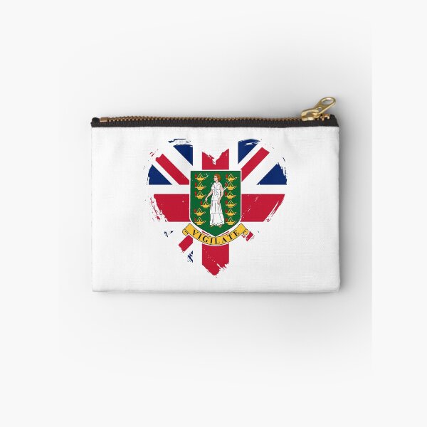 Item preview, Distressed British Virgin Islands Flag Heart VG designed and sold by shitpostee.