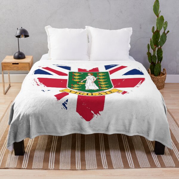 Item preview, Distressed British Virgin Islands Flag Heart VG designed and sold by shitpostee.