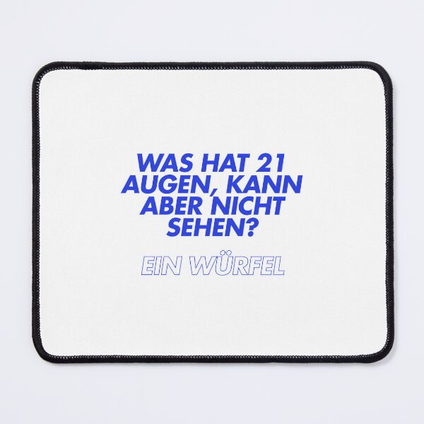 Item preview, Was hat 21 Augen, kann aber nicht sehen? designed and sold by Ifcitiesdesign.