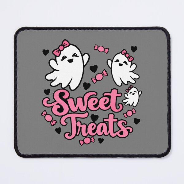 Item preview, sweet  treats cute ghosts candy pink love hearts  designed and sold by OCD_JESSICA.