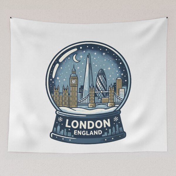 Item preview, Vintage London Snow Globe Travel Badge designed and sold by k3rstman1.