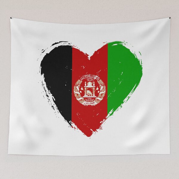 Item preview, Distressed Afghanistan Flag Heart AF designed and sold by shitpostee.