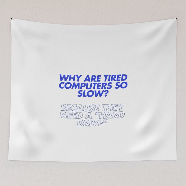 Item preview, Why are tired computers so slow? designed and sold by Ifcitiesdesign.