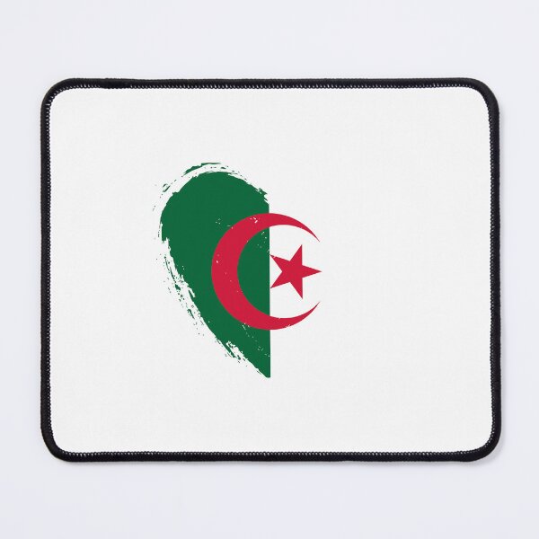 Item preview, Distressed Algeria Flag Heart DZ designed and sold by shitpostee.