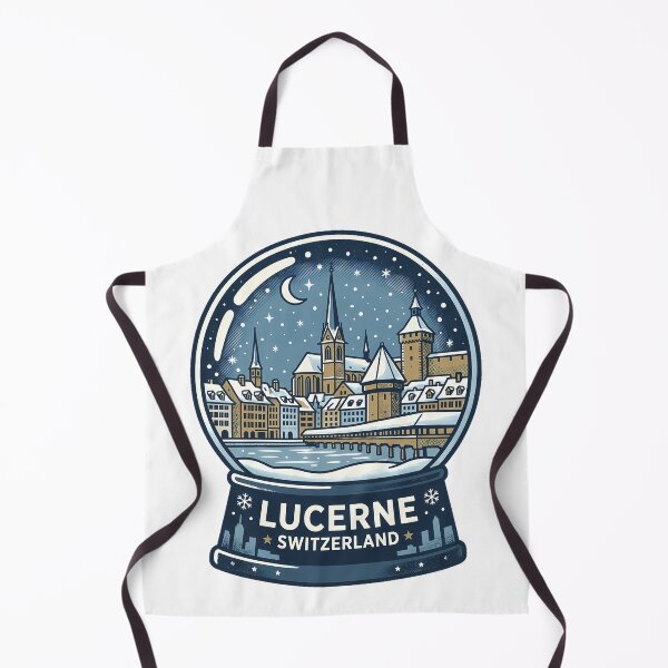Item preview, Vintage Lucerne Snow Globe Travel Badge designed and sold by k3rstman1.
