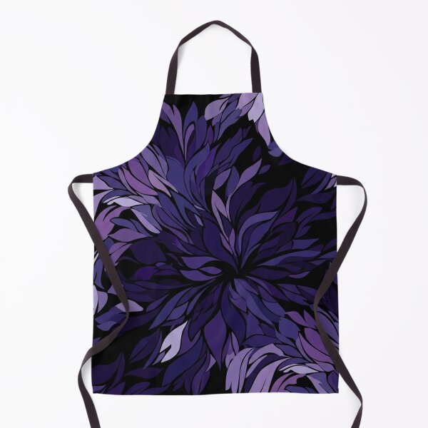 Item preview, Dark Purple Floral Chrysanthemum Seamless Pattern designed and sold by Owcomm.