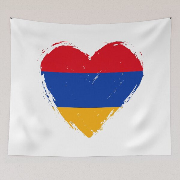 Item preview, Distressed Armenia Flag Heart AM designed and sold by shitpostee.