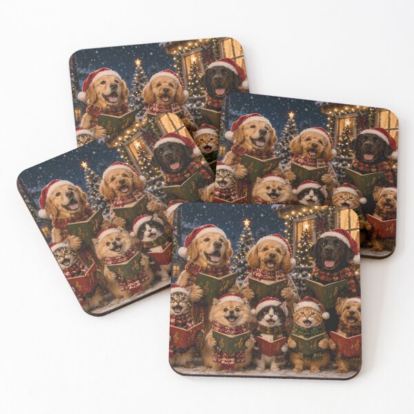 Item preview, The Christmas Caroling Crew designed and sold by Stubblejumper Artworks.