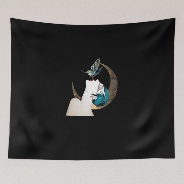 Item preview, Butterfly-Kiss-French-Art-Deco-Flapper-Woman-Remix designed and sold by oiedawerg.