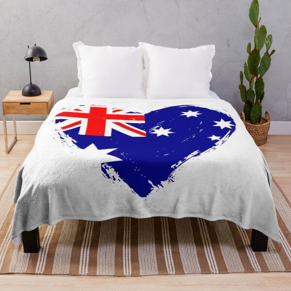Item preview, Distressed Australia Flag Heart AU designed and sold by shitpostee.