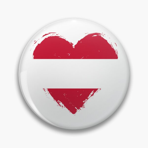 Item preview, Distressed Austria Flag Heart AT designed and sold by shitpostee.