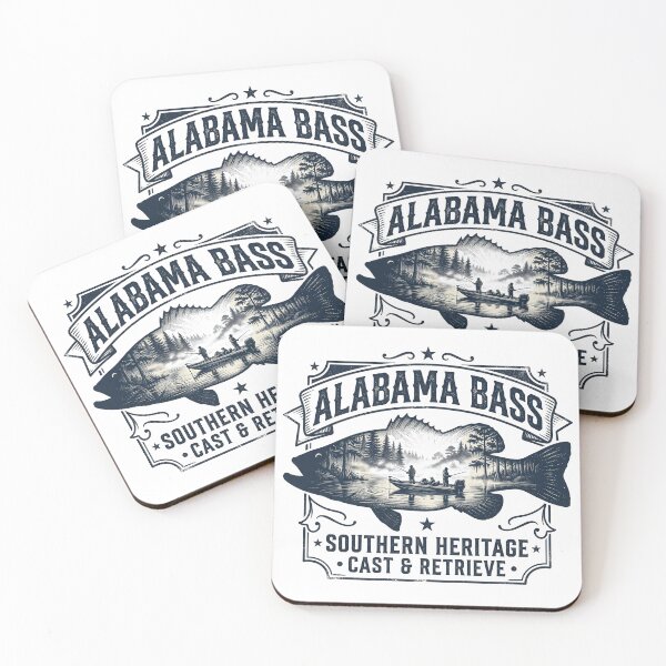 Item preview, Vintage Alabama Bass Southern Heritage Graphic designed and sold by NobleCast .