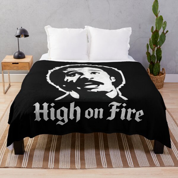 Item preview, High on Fire Grunge Stencil Portrait designed and sold by Black-OniOns.