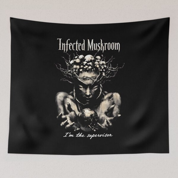 Item preview, Infected Mushroom IM the supervisor dark fantasy art designed and sold by Black-OniOns.