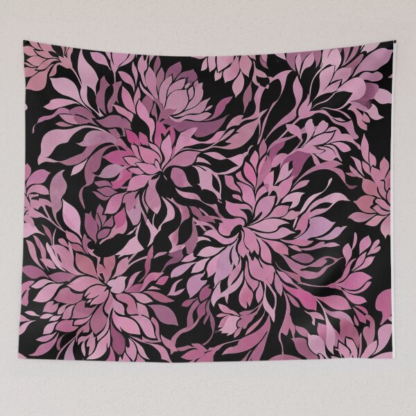 Item preview, Dark Pink Floral Blossom Botanical Pattern    designed and sold by Owcomm.