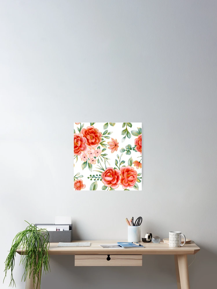 Thumbnail 2 of 3, Poster, Red Roses designed and sold by ViaARTfactory.