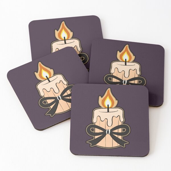 Item preview, Bow Candle – Cute Gothic Candle Illustration designed and sold by sososweett.