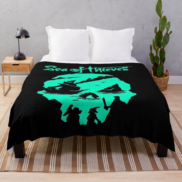 Item preview, Sea of Thieves Skull Pirate Ship Neon Glow designed and sold by Black-OniOns.