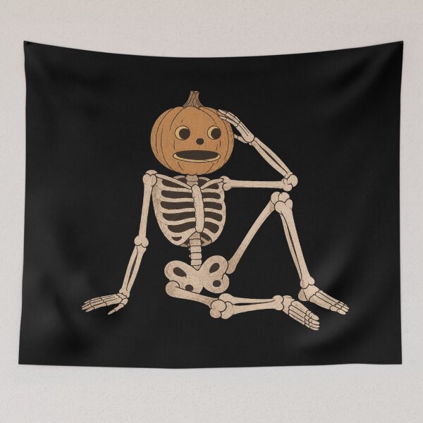 Item preview, Pumpkin Skeleton designed and sold by Juanitafont86.