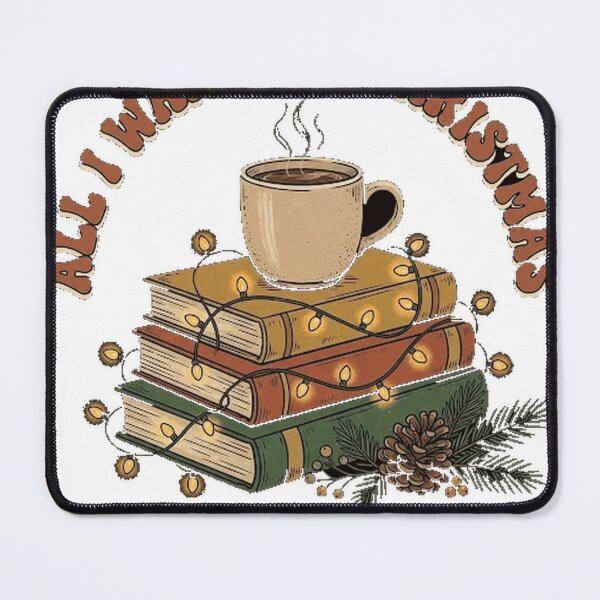 Item preview, Cozy Christmas Book Club Holiday Reading Stack Retro Sticker Art Sticker designed and sold by MixyMugs.
