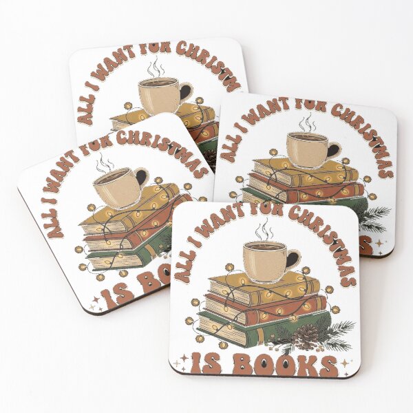 Item preview, Cozy Christmas Book Club Holiday Reading Stack Retro Sticker Art Sticker designed and sold by MixyMugs.